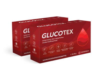 Zwei Packungen Glucotex